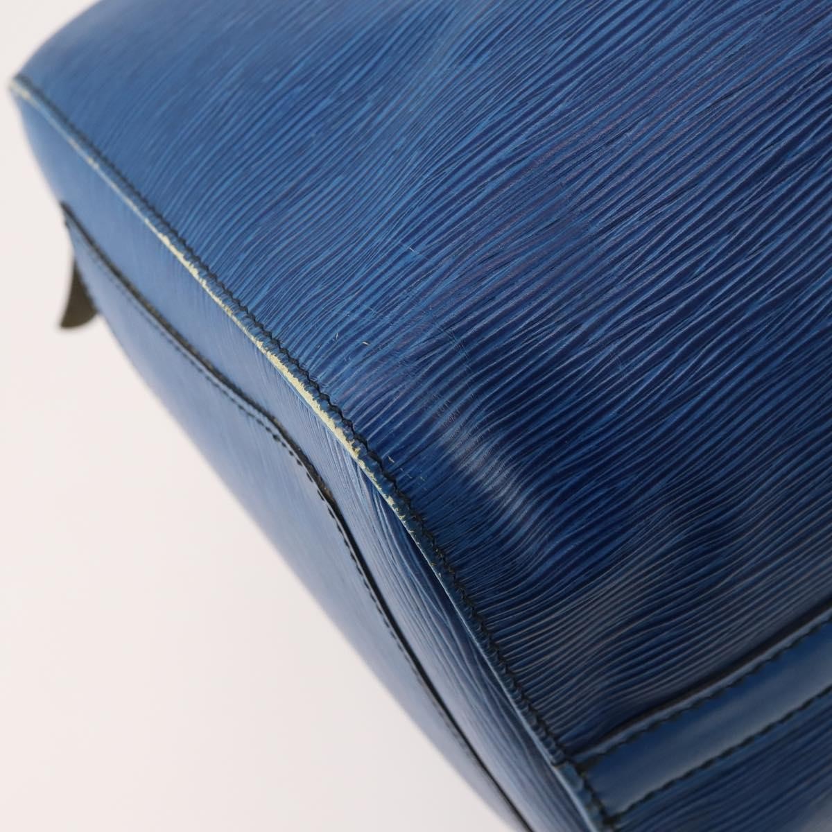 Louis Vuitton Keepall Epi Leather, Blue, Leather, Travel Bag