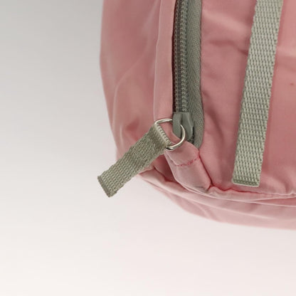 Prada Single Buckle Pocket Tessuto, Pink, Nylon, Backpack