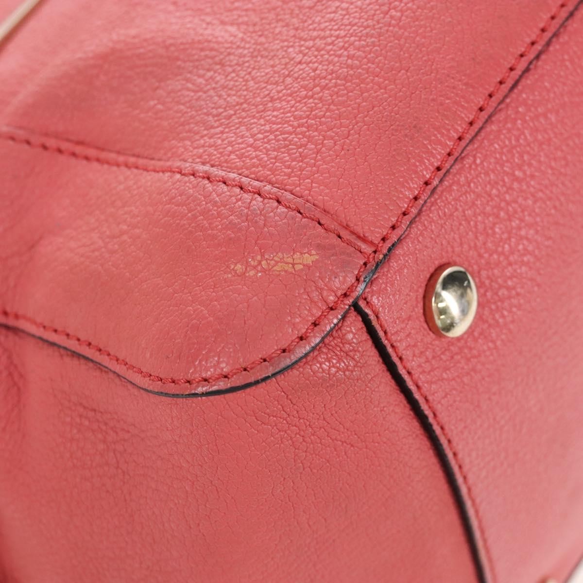 Chloe Bridget Convertible Satchel Leather, Pink, Leather, Handbag
