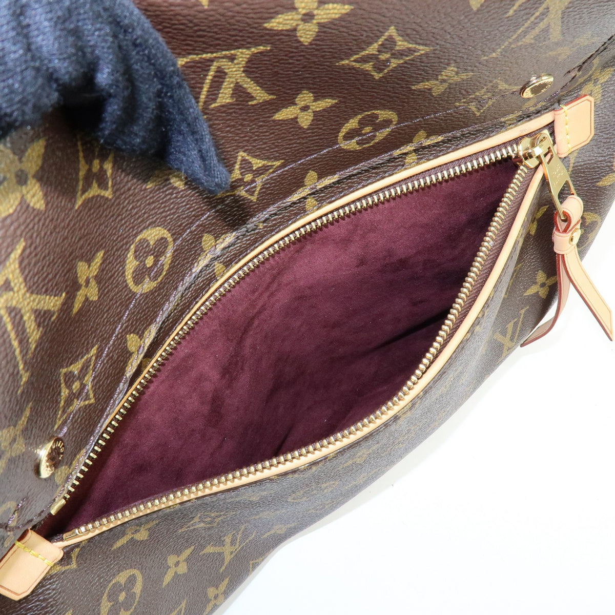 Louis Vuitton Olympe Monogram Canvas, Brown, Canvas, Handbag