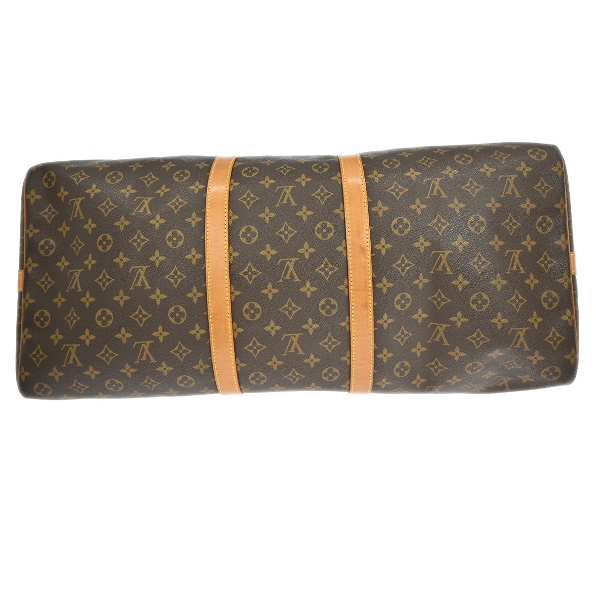 Louis Vuitton Keepall Bandoulière Monogram, Brown, Canvas, Travel Bag