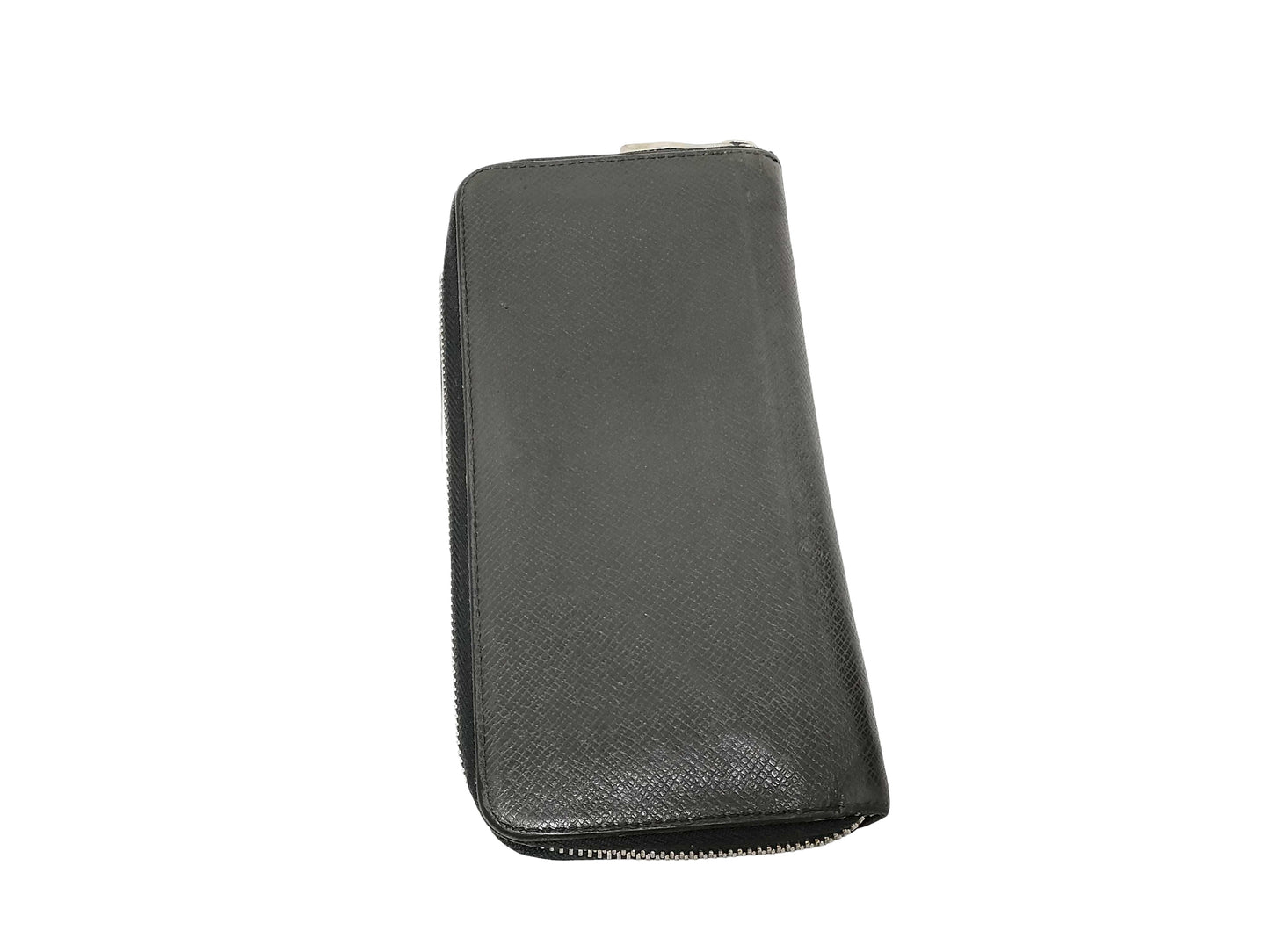 Louis Vuitton Zippy Organizer Taiga Leather, Black, Leather, Wallet