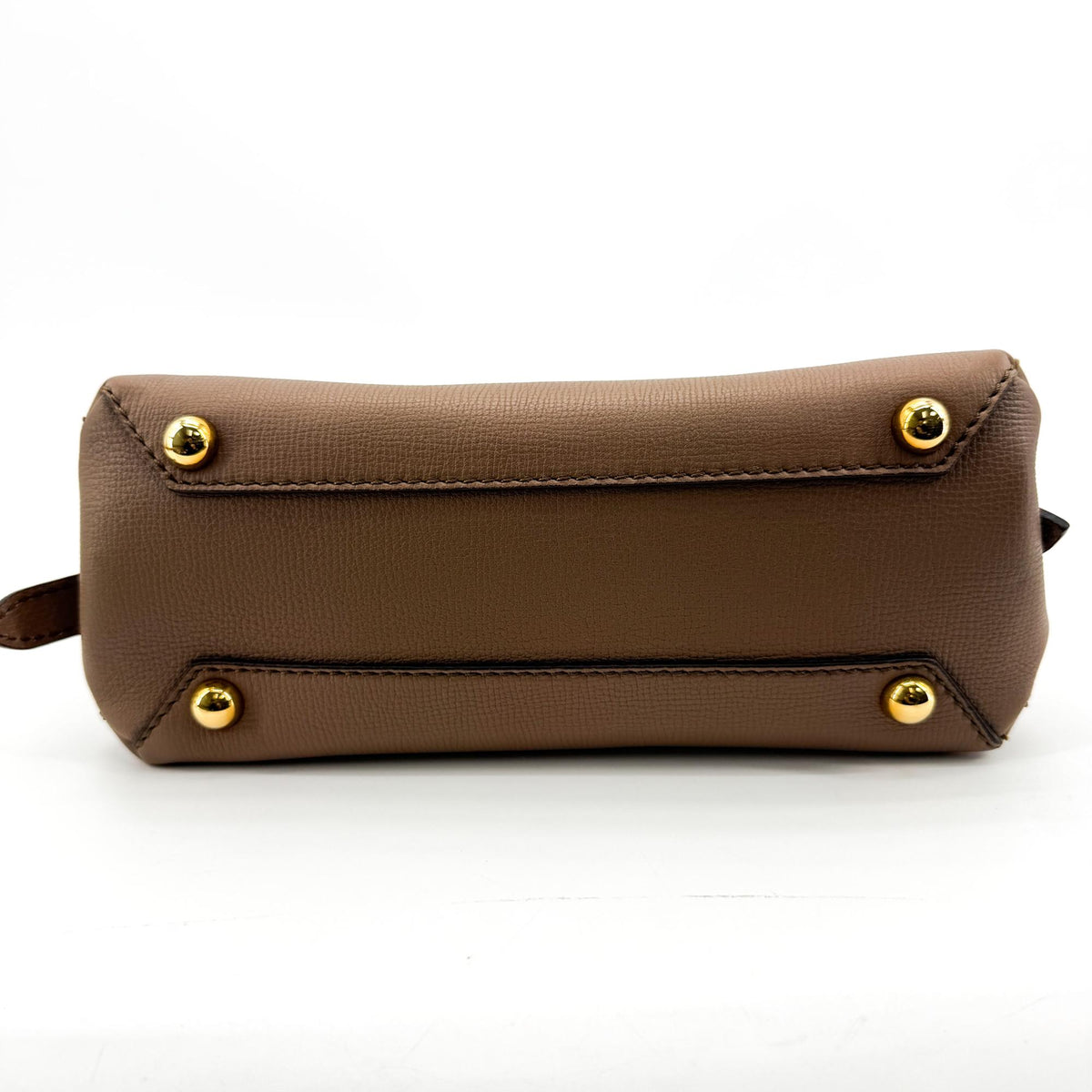 Burberry Camberley Top Handle Leather, Brown, Leather, Handbag