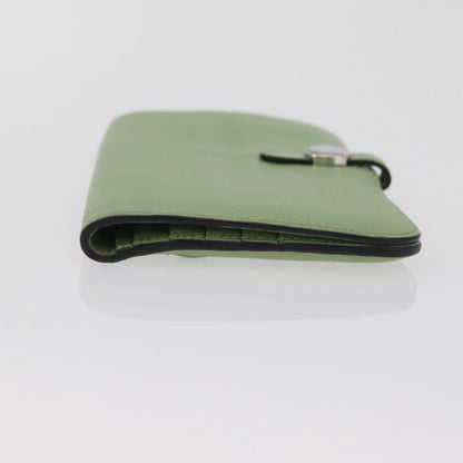 Hermes Dogon Recto Verso Leather, Green, Leather, Wallet