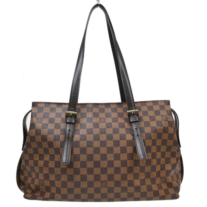 Louis Vuitton Chelsea Damier, Brown, Canvas, Handbag