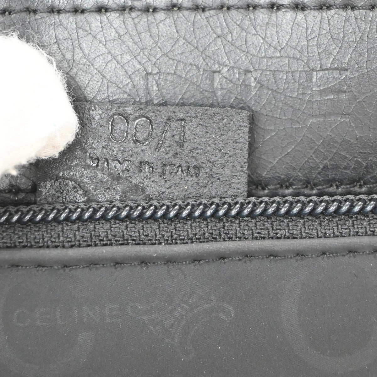 Celine Macadam waist Nylon, Black, Canvas, Backpack