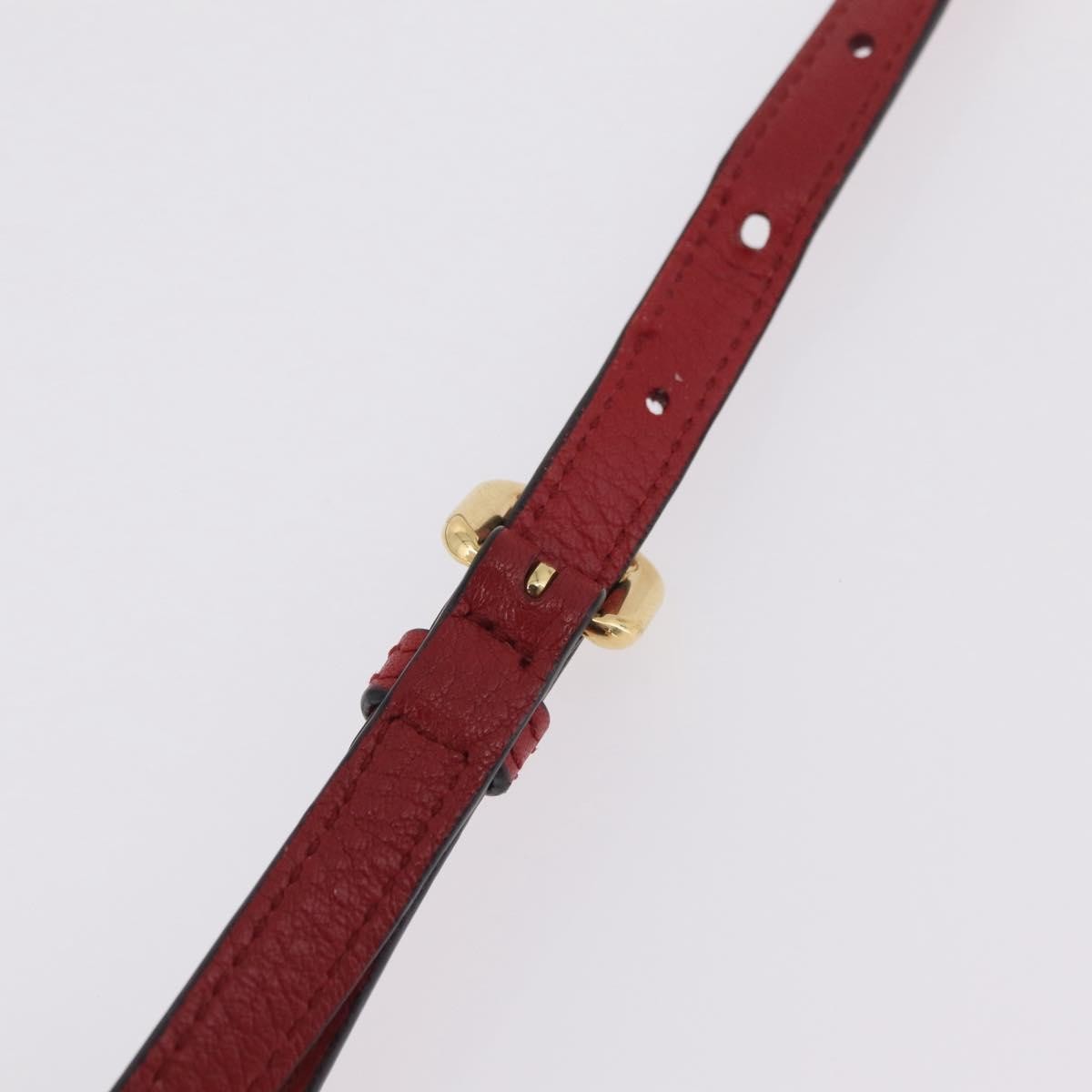 Prada Barrel Vitello Phenix, Red, Leather, Crossbody Bag