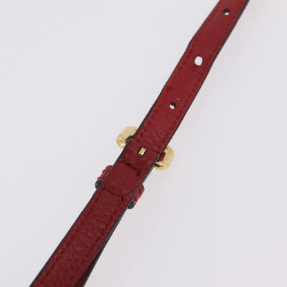 Prada Barrel Vitello Phenix, Red, Leather, Crossbody Bag