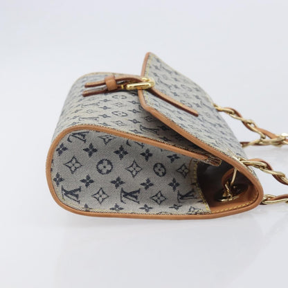 Louis Vuitton Camille Mini Lin, Blue, Canvas, Handbag
