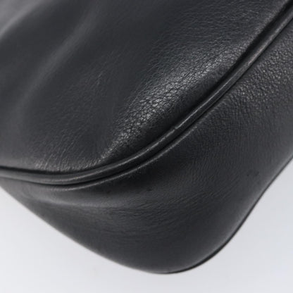 Gucci Shoulder Leather, Black, Leather, Shoulder Bag