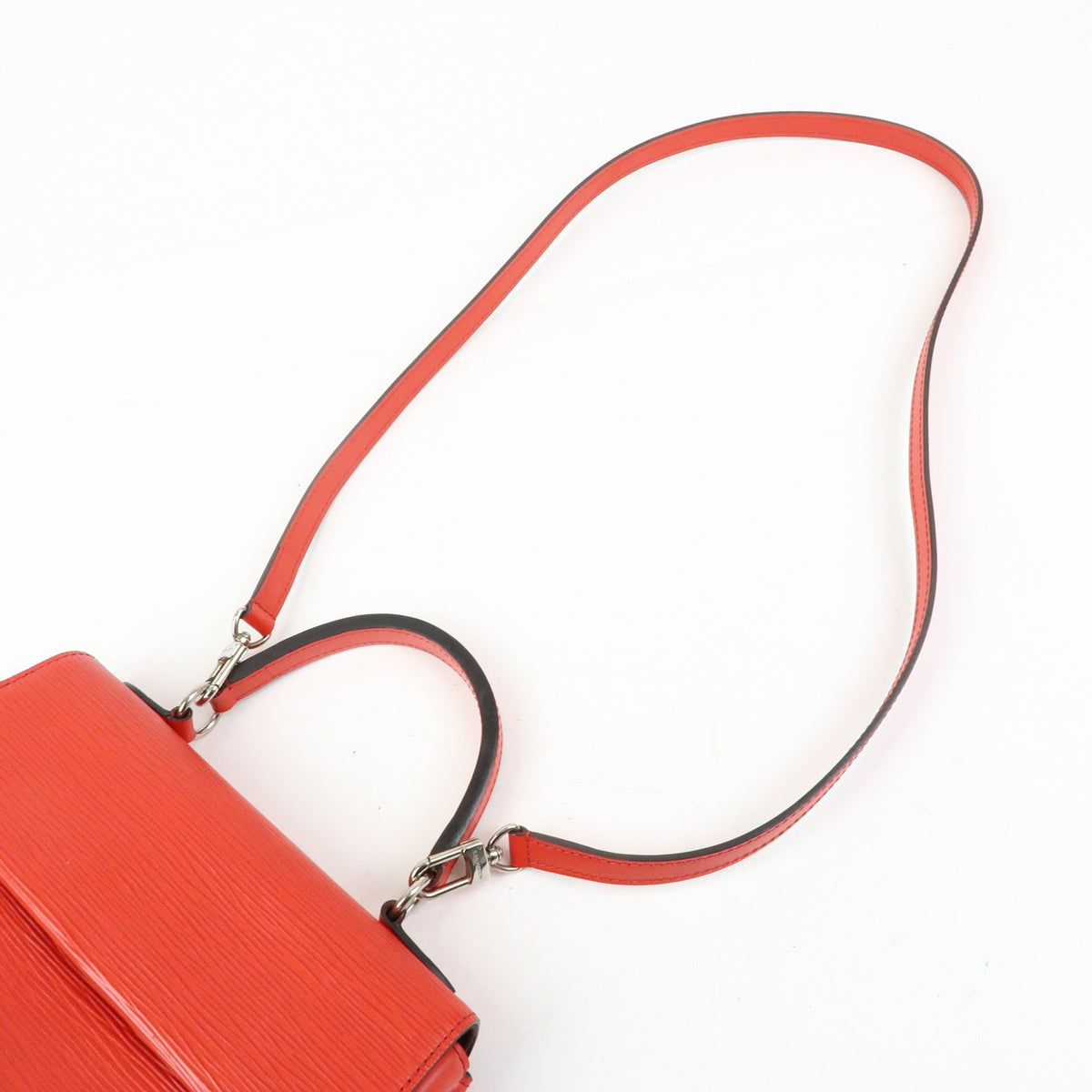 Louis Vuitton Cluny Top Handle Epi Leather, Red, Leather, Handbag