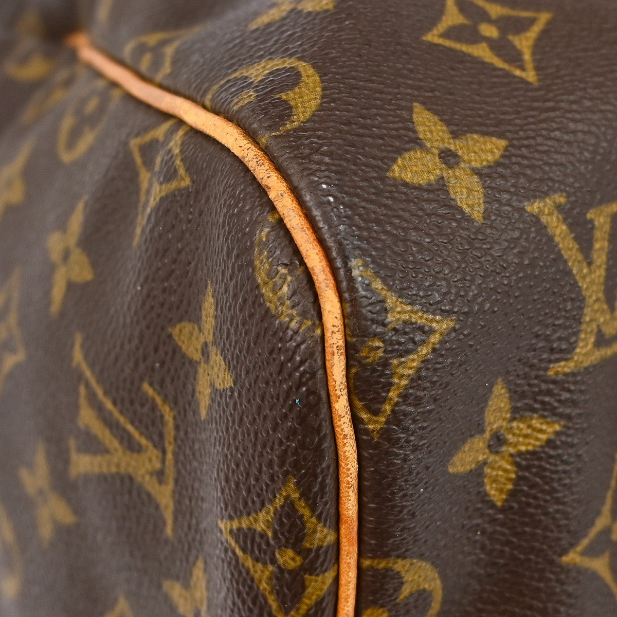 Louis Vuitton Keepall Monogram, Brown, Canvas, Travel Bag