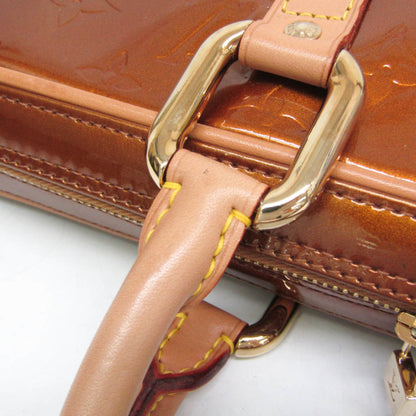 Louis Vuitton Vandam Monogram Vernis, Brown, Patent Leather, Handbag