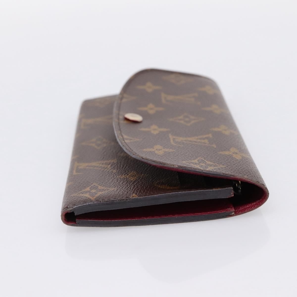 Louis Vuitton Emilie Monogram Canvas, Brown, Canvas, Wallet