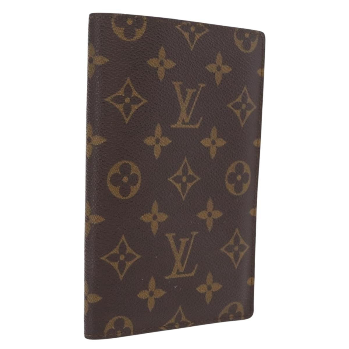 Louis Vuitton Passport Cover Monogram Canvas, Brown, Canvas, Briefcase
