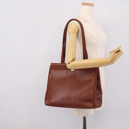 Salvatore Ferragamo Vala tote Embossed Leather, Brown, Leather, Tote Bag