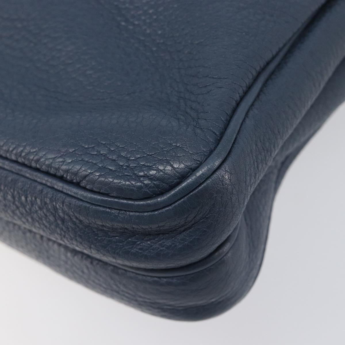 Prada Messenger Saffiano Leather, Navy, Leather, Handbag