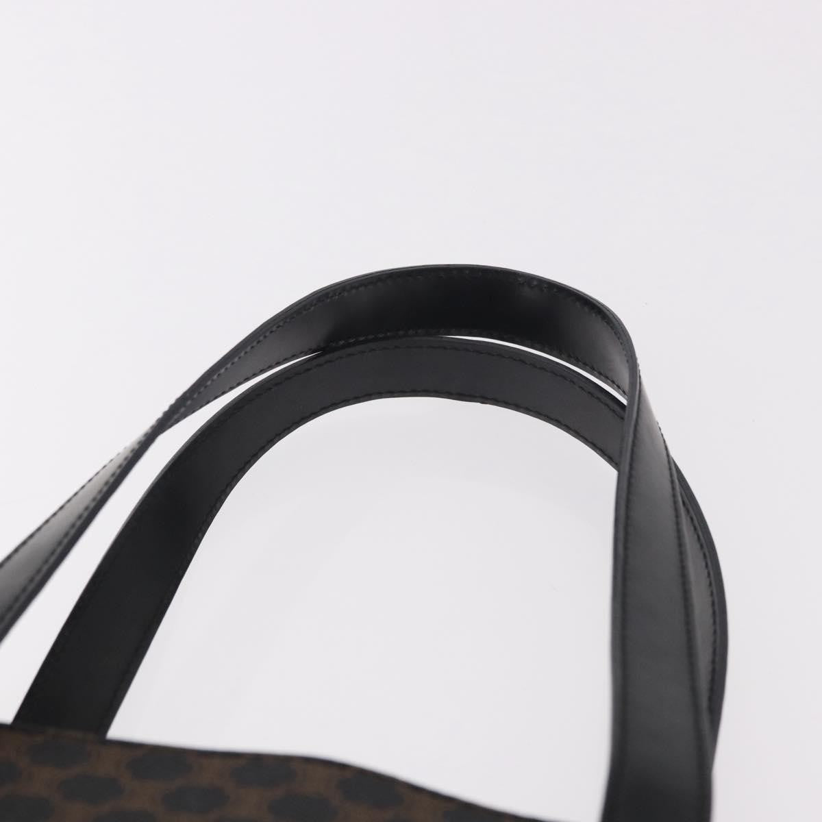 Celine C Macadam Tote PVC leather/ Macadam canvas, Black, Canvas, Shoulder Bag
