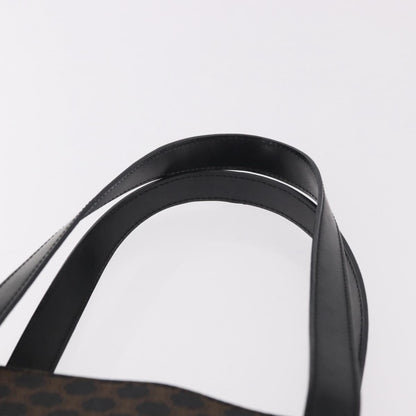 Celine C Macadam Tote PVC leather/ Macadam canvas, Black, Canvas, Shoulder Bag