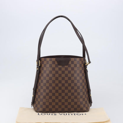 Louis Vuitton Cabas Rivington Damier, Brown, Canvas, Tote Bag