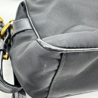 Prada Camera Tessuto, Black, Nylon, Crossbody Bag