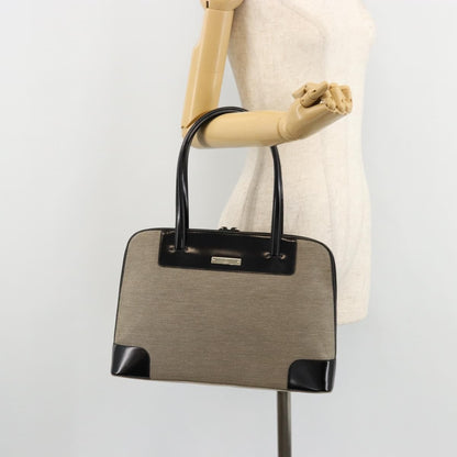 Gucci Open Tote GG Canvas and Leather, Beige, Canvas, Handbag