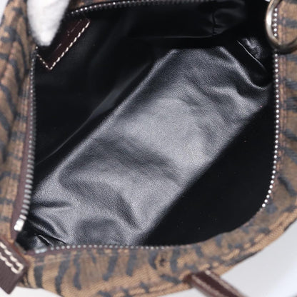 Fendi Handbag canvas, Brown, Canvas, Handbag