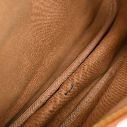 Louis Vuitton Saumur Monogram, Brown, Canvas, Shoulder Bag