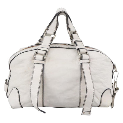 Chloe Handbag Leather, White, Leather, Handbag