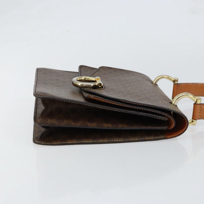 Celine Vintage Top Handle Macadam Canvas, Brown, Canvas, Handbag