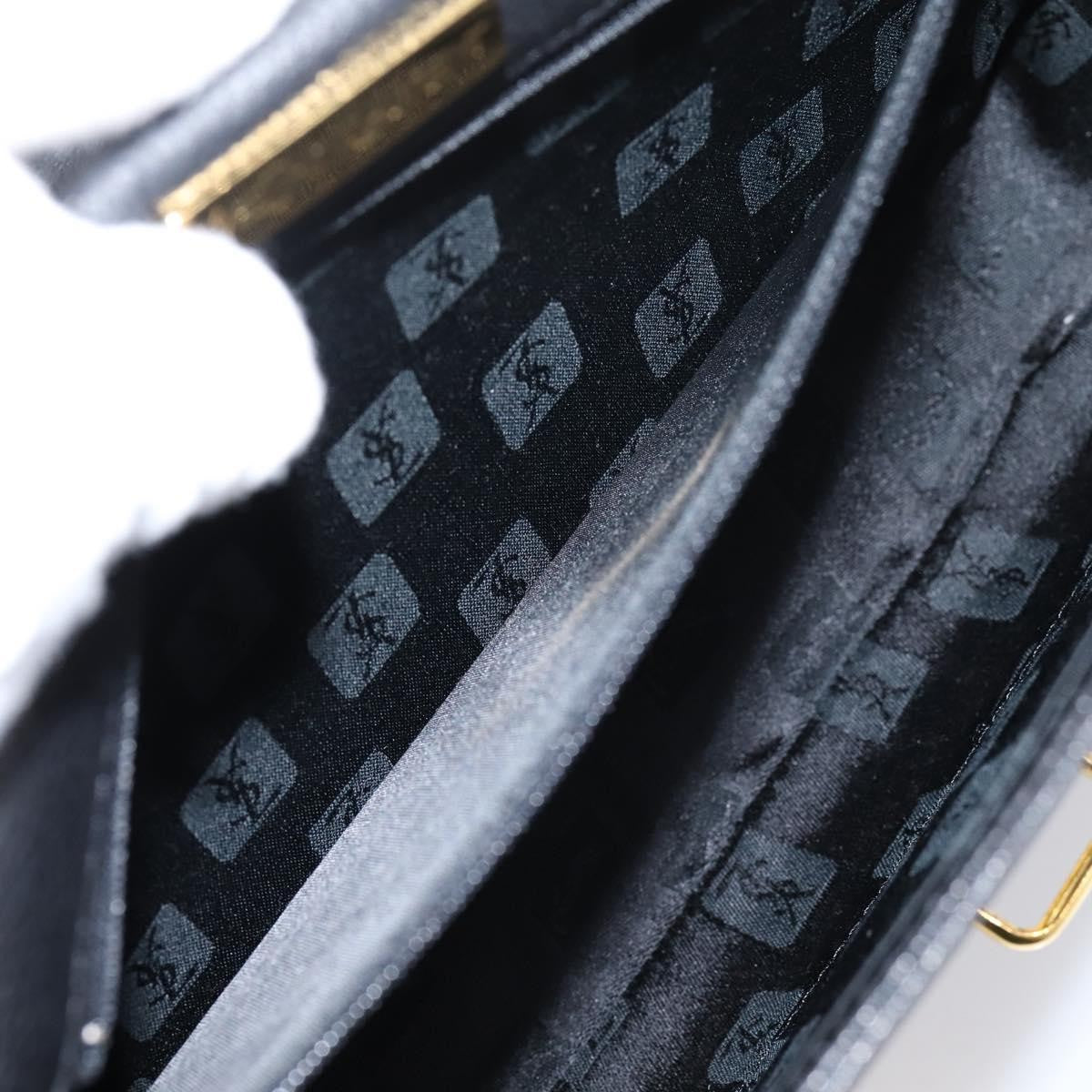 Saint Laurent Vintage Shoulder bag leather, Black, Leather, Shoulder Bag