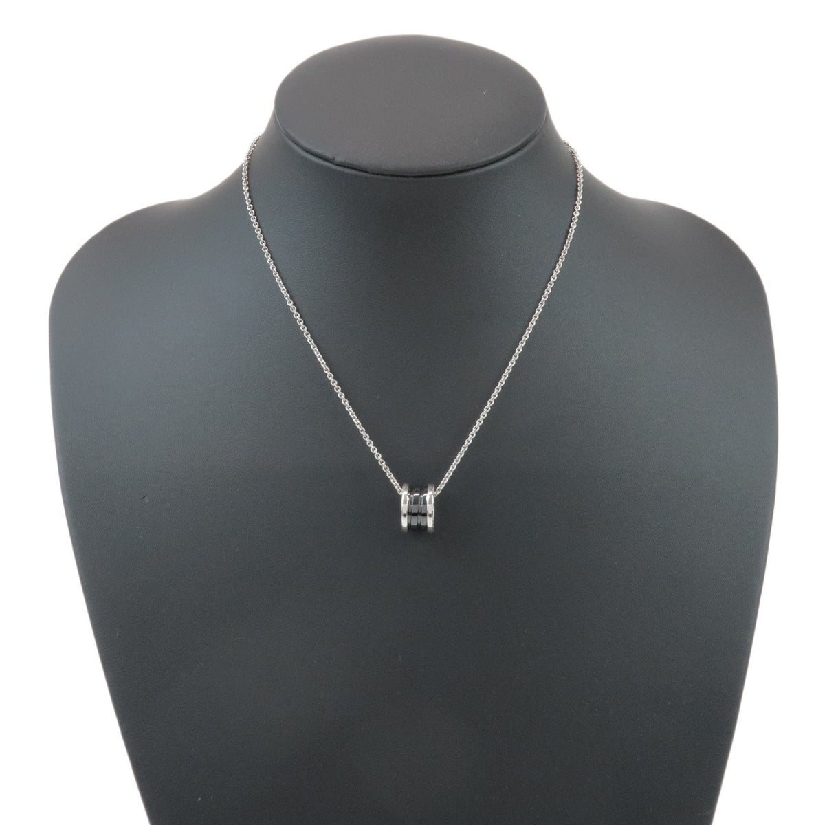 Bvlgari B.Zero1 Save the Children Pendant Sterling Silver with Ceramic, Silver, Sterling Silver, Necklace