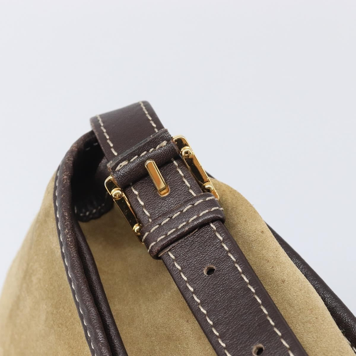 Loewe Vintage Suede, Beige, Suede, Shoulder Bag