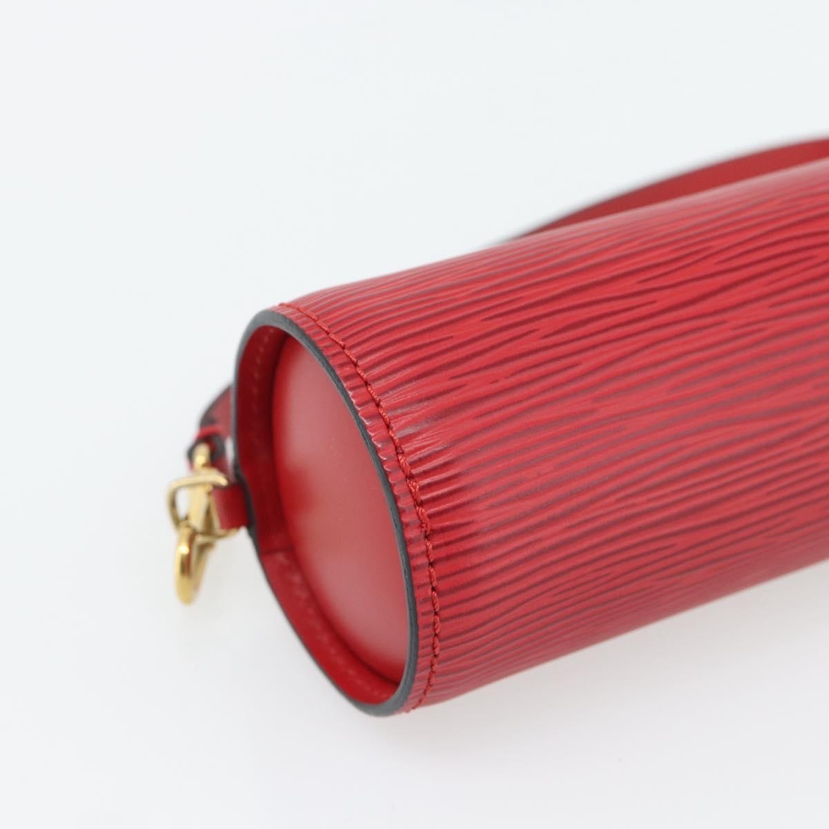 Louis Vuitton Soufflot Pochette Epi Leather, Red, Leather, Clutch
