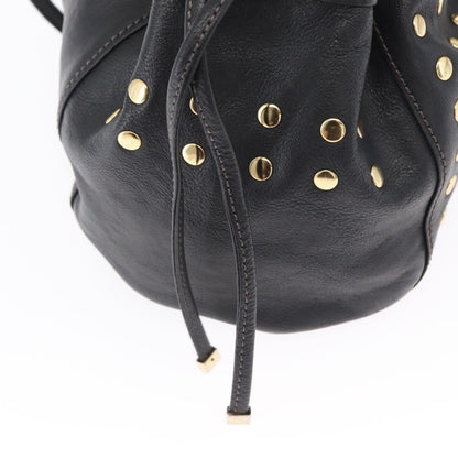Burberry Blue Label Leather, Black, Leather, Shoulder Bag