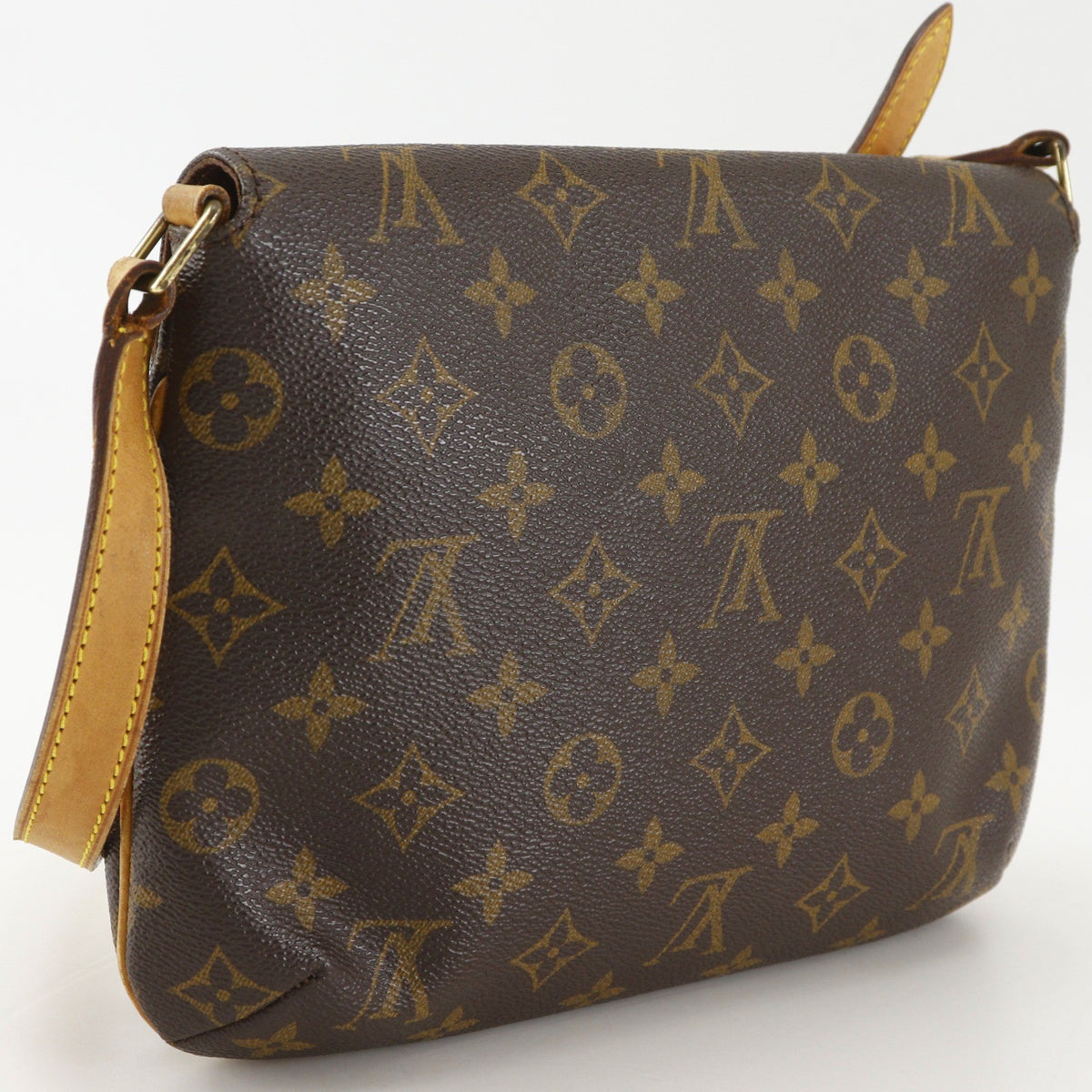 Louis Vuitton Musette Tango Monogram Canvas, Brown, Canvas, Shoulder Bag