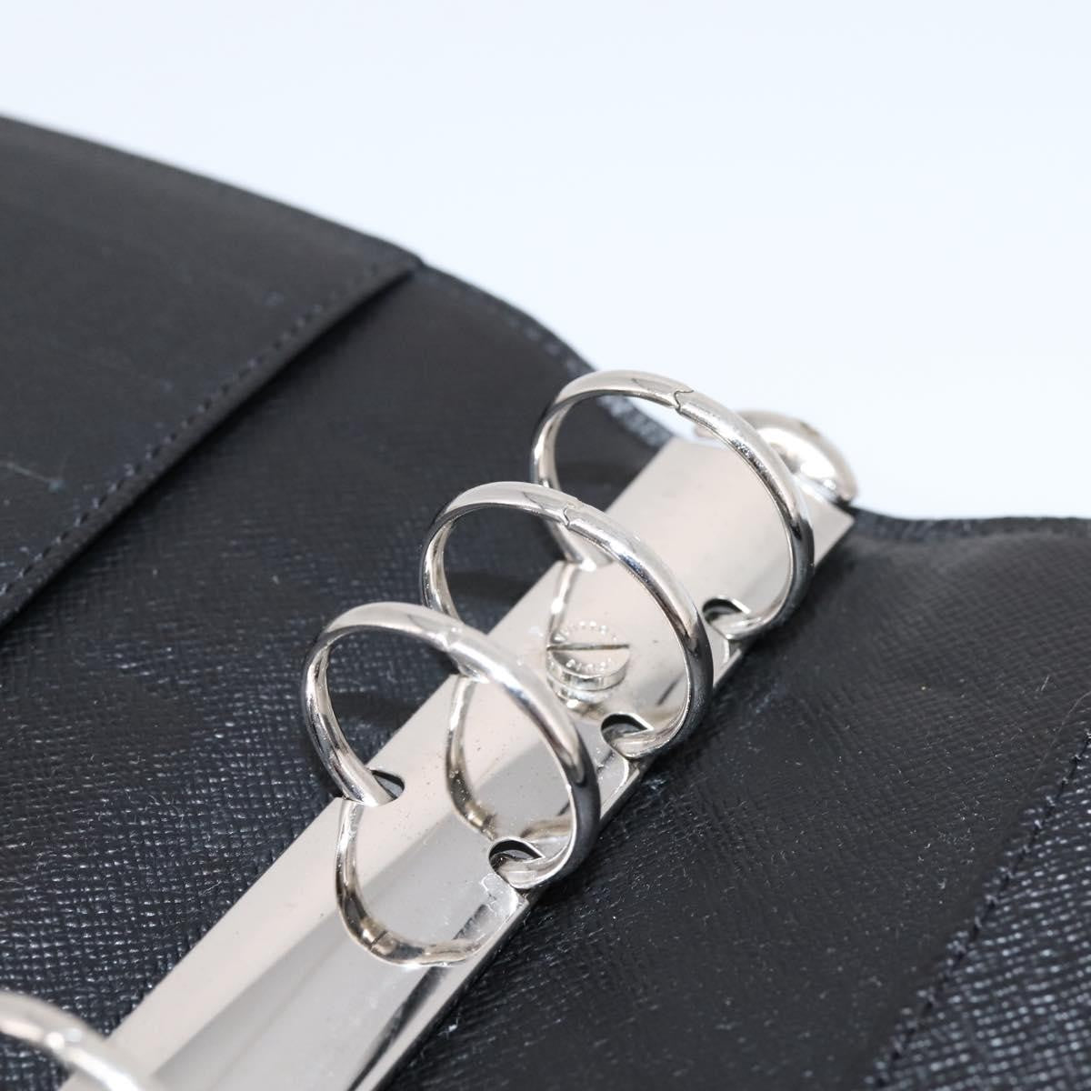 Louis Vuitton Agenda Cover Epi Leather, Black, Leather, Wallet