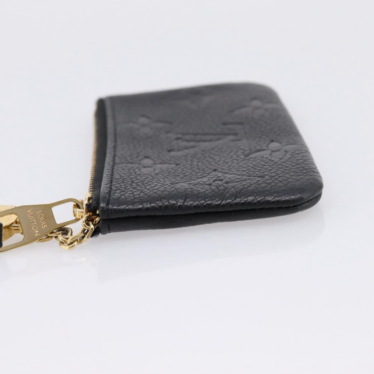 Louis Vuitton Key Monogram Empreinte Leather, Black, Leather, Clutch