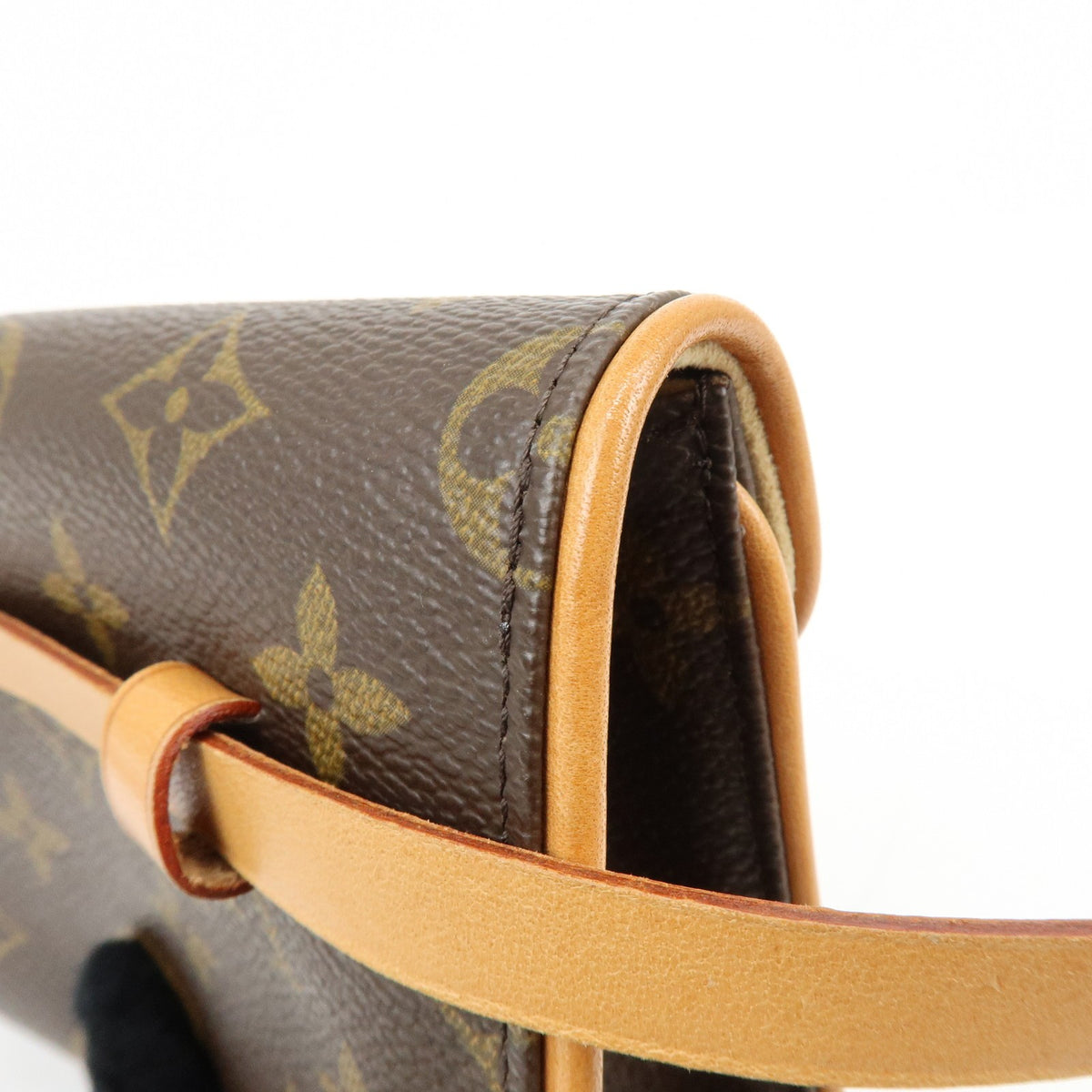 Louis Vuitton Florentine Waist Monogram Canvas, Brown, Canvas, Handbag