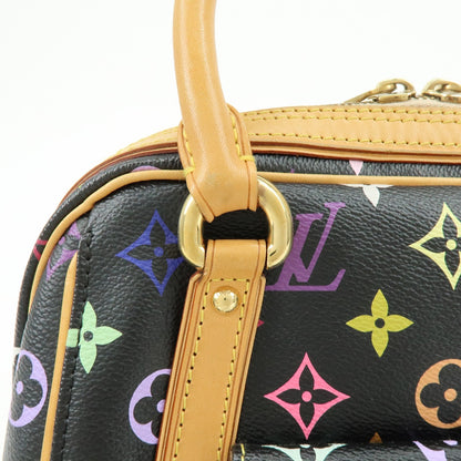 Louis Vuitton Priscilla Monogram Multicolor, Black, Canvas, Handbag
