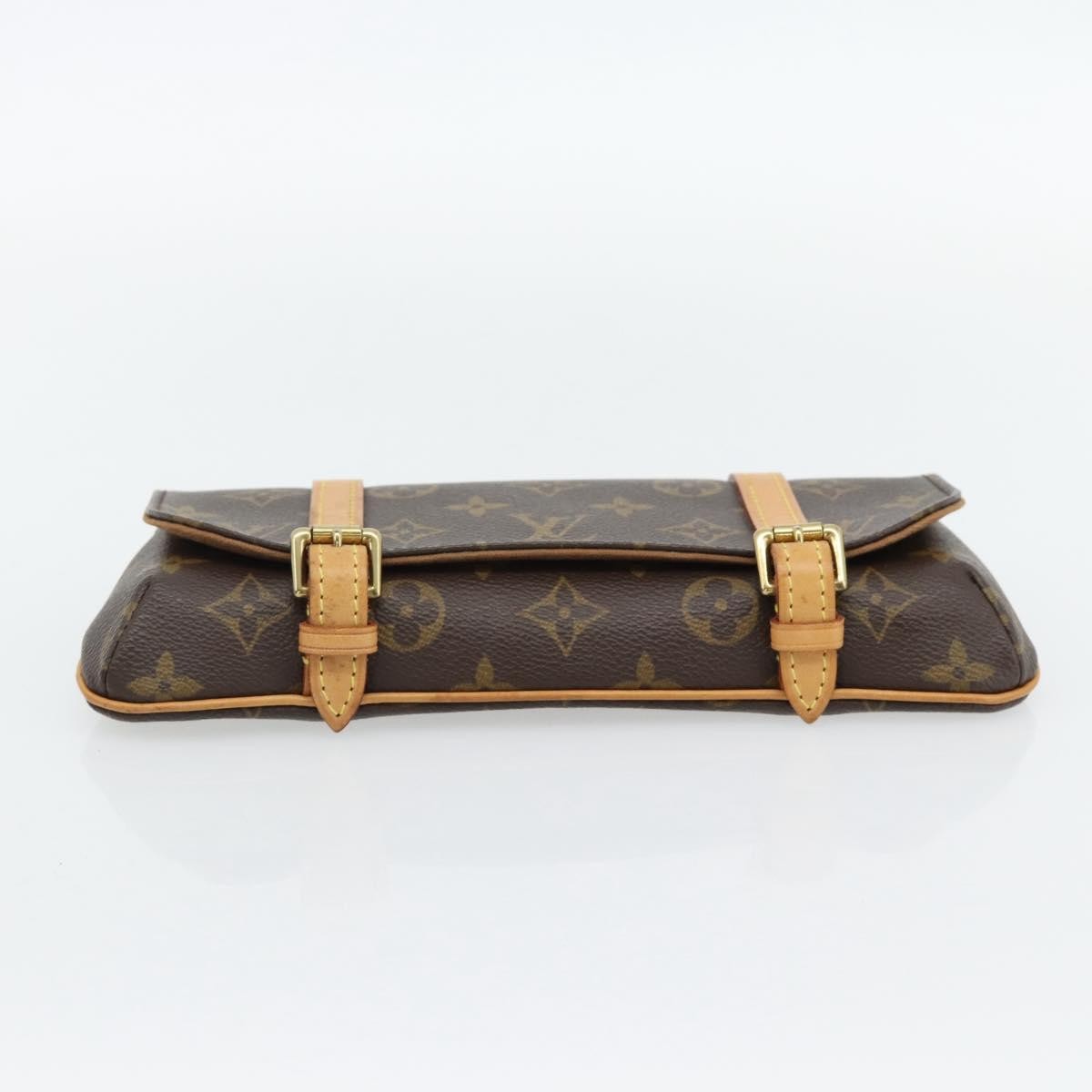 Louis Vuitton Pochette Marrell Monogram Canvas, Brown, Canvas, Clutch