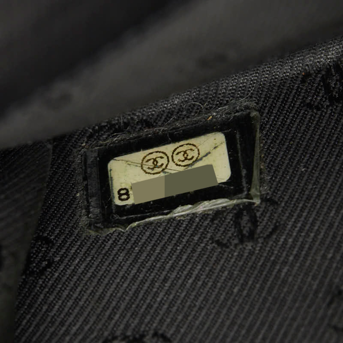 Chanel CC Button Bi-Fold Leather, Black, Leather, Wallet