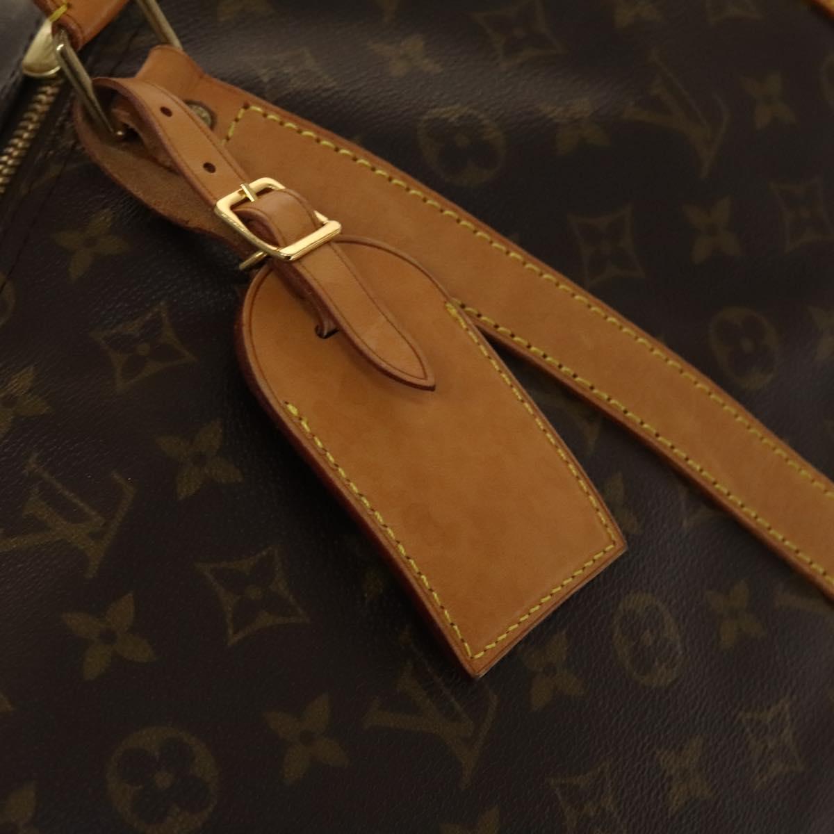 Louis Vuitton Keepall Bag Monogram Canvas, BROWN, CANVAS, Travel bag