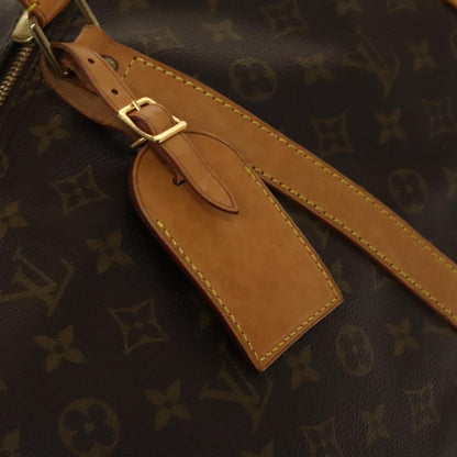 Louis Vuitton Keepall Bag Monogram Canvas, BROWN, CANVAS, Travel bag