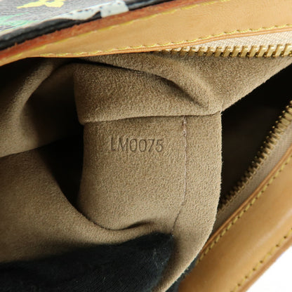 Louis Vuitton Lodge Monogram Multicolor, Black, Canvas, Handbag