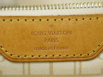 Louis Vuitton Neverfull Damier, Beige, Canvas, Tote Bag