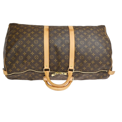 Louis Vuitton Keepall Monogram Canvas, Brown, Canvas, Travel Bag