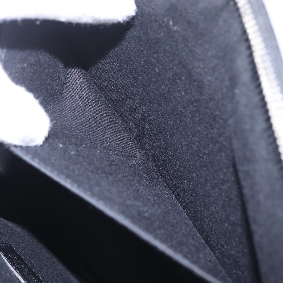 Saint Laurent Letters Zip Clutch Leather, Black, Leather, Clutch