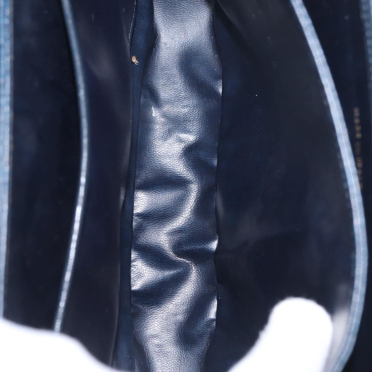 Celine Shoulder Leather, Navy, Leather, Shoulder Bag