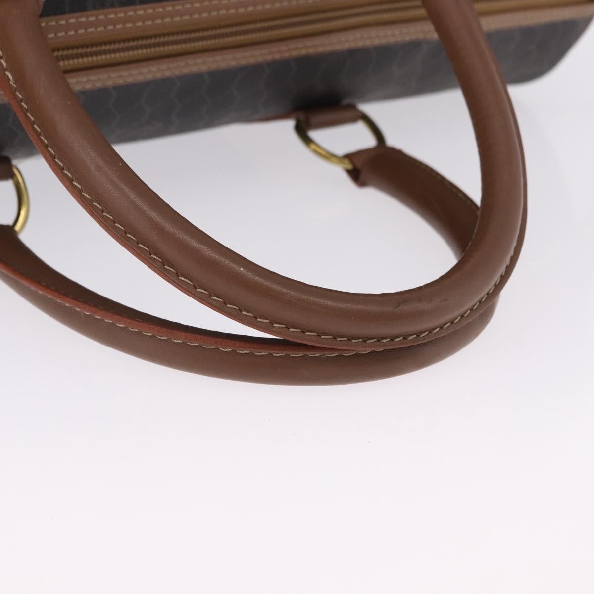 Christian Dior Vintage Honeycomb Boston Canvas and Leather, Black, Canvas, Travel Bag